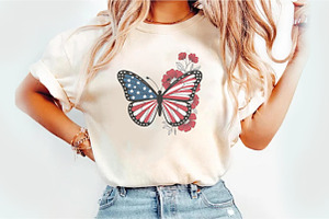4th of July Sublimation Png, an Illustration by Watercolor design