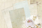 Vintage Scrapbook Paper Patterns, a Background Graphic by Posh Papers & Patterns (Thumbnail 3 of 5)