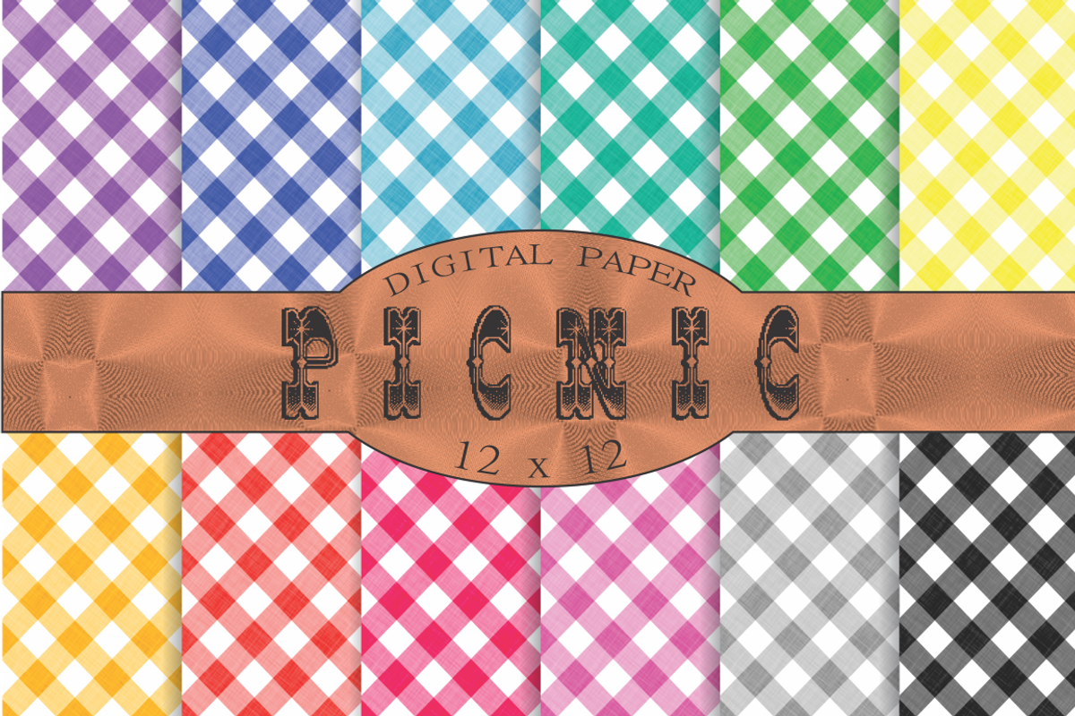 Gingham patterns 'Picnic'