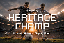Heritage Champ - Sports Font