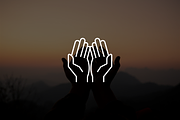 Minimalist Praying Hands Logo, a Branding & Logo Template by Luxury Logos (Thumbnail 2 of 4)