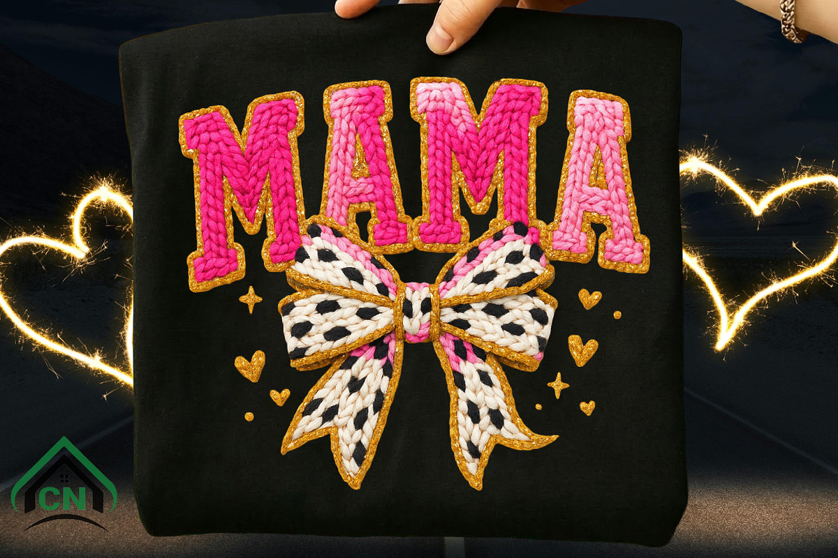 Yarn Crochet Coquette Glitter Mama, an Illustration by Craft Nest (Photo 6 of 7)