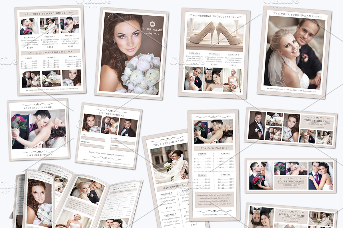 Photography Marketing Set 005, a Marketing Template by NM-Design-Studio (Photo 1 of 7)