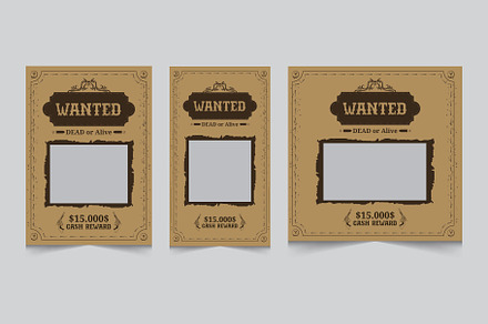 Dead or alive wanted poster design, a Flyer Template by thedesignsource