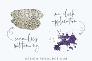 Photoshop Metallic Layer Styles, a Layer Style Add-On by Design Resource Hub (Thumbnail 3 of 10)