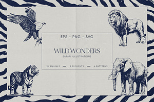 Wild Wonders: Safari Illustrations