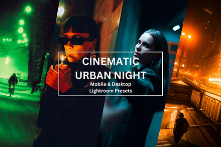 10 Cinematic Night Lightroom Presets, a Preset Add-On by MEPRESETS