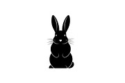 Cute Rabbit Silhouette Vector Bundle, an Illustration by yasushie (Thumbnail 18 of 51)