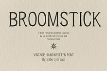 Broomstick Dark Romantic Font