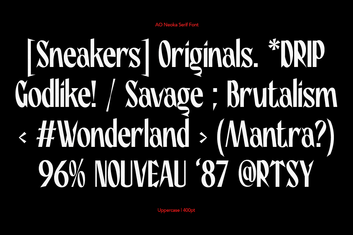 Neoka - Sans Serif Display, a Sans Serif Font by Typetemp Studio (Photo 6 of 17)
