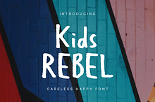 Kids Rebel - Happy Fonts