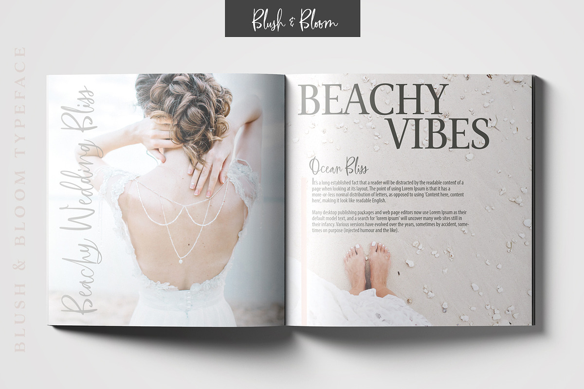 Blush & Bloom Signature Type, a Script Font by Callie Rian & Co. (Photo 10 of 19)