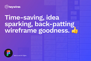 Heywires - Figma Wireframe Kit