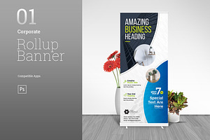 Best Corporate Rollup Banner Bundle