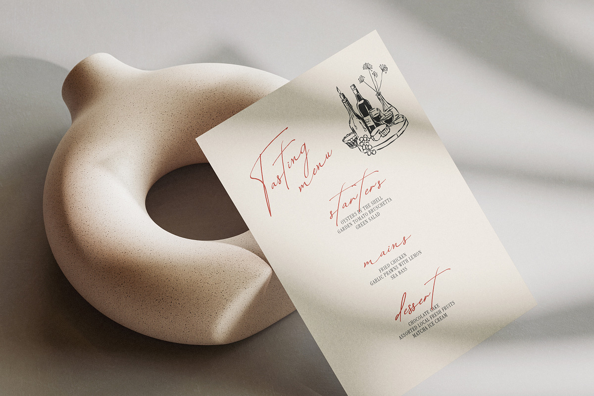 Vanilla Mousse Script, a Handwritten Font by DesignThatMatters (Photo 4 of 10)