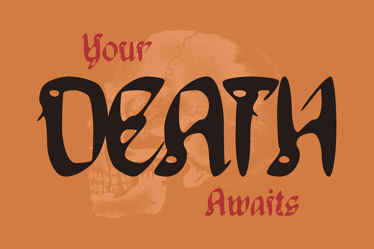 CS Noisy Drawn, a Blackletter Font by Craft Supply Co. (Photo 6 of 8)