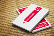 Red & White Business Card CM028, a Business Card Template by annozio (Thumbnail 2 of 4)