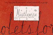 Mistlewire - Textured Script Font, a Handwritten Font by Lilithcollageart (Thumbnail 7 of 12)