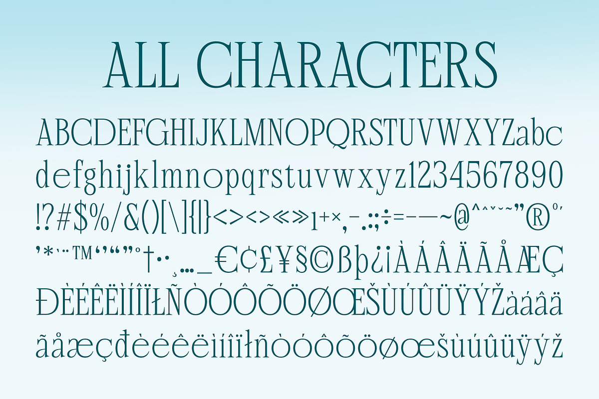 CS Qeisya – Contemporary Font, a Serif Font by Craft Supply Co. (Photo 8 of 8)