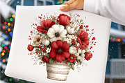 Spring flower basket clipart, an Illustration by SinaCreation (Thumbnail 8 of 11)