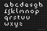 Pigxel - Modern Pixel Typeface, a Serif Font by delipensil (Thumbnail 4 of 9)