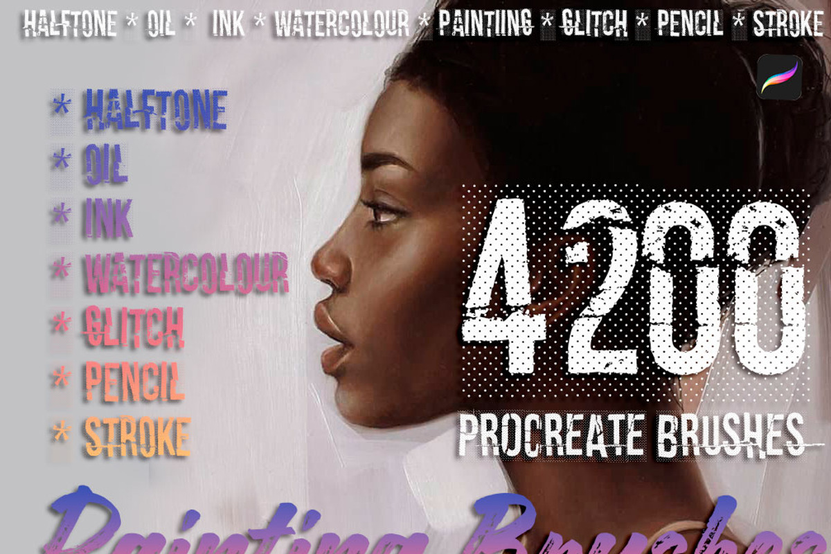 procreate brushes bundle drawing, a Brush Add-On by EnriqueSaezStudio (Photo 1 of 5)