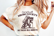 Out of Breath Hiking Society PNG, an Illustration by SharpMarketplace (Thumbnail 6 of 9)