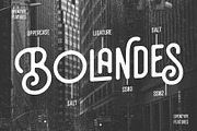 Bolandes - Vintage Monoline, a Sans Serif Font by Arterfak Project (Thumbnail 10 of 14)