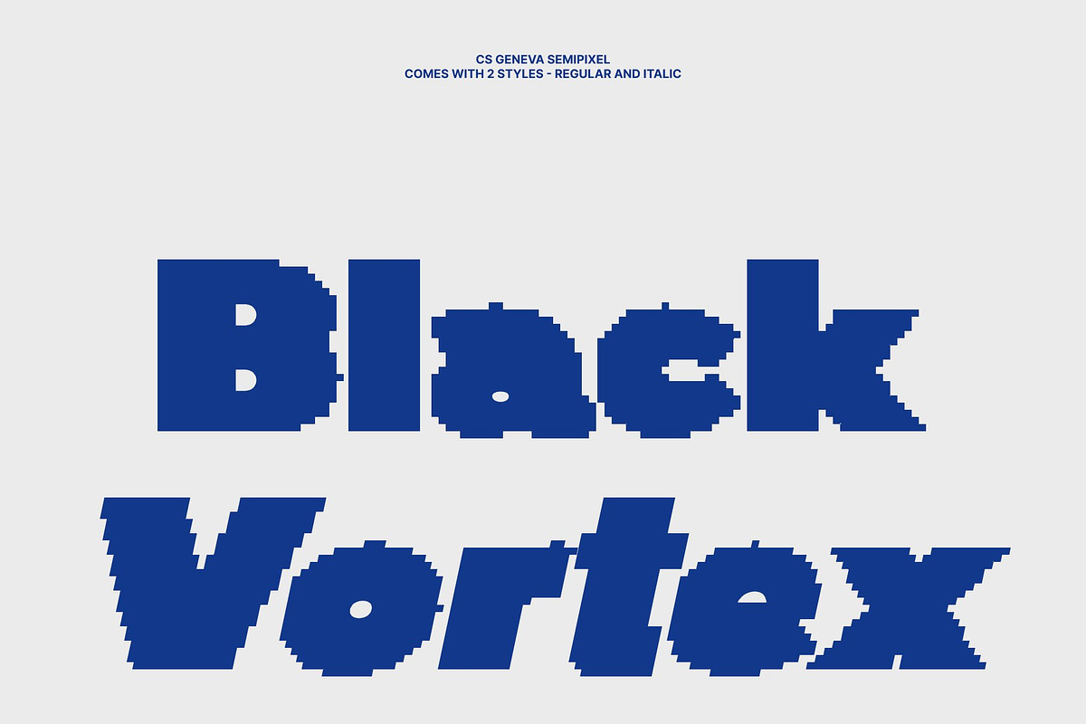 CS Geneva Semipixel, a Sans Serif Font by Craft Supply Co. (Photo 3 of 8)