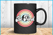 Be Kind Positive Inspirational Retro, an Illustration by Creativeusart (Thumbnail 2 of 4)