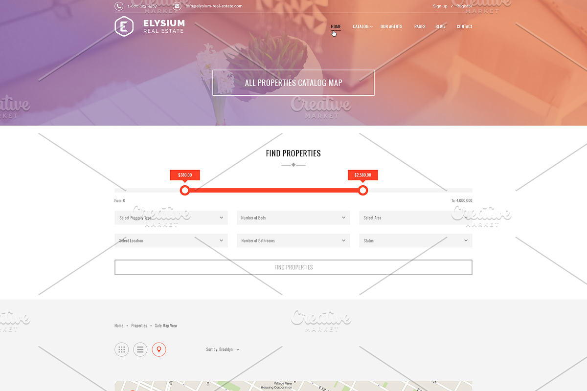Elysium - Real Estate PSD Template, a Websites & App Template by ArtStyles (Photo 5 of 29)