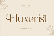 Fluxerist, a Serif Font by Rishsketch (Thumbnail 1 of 13)