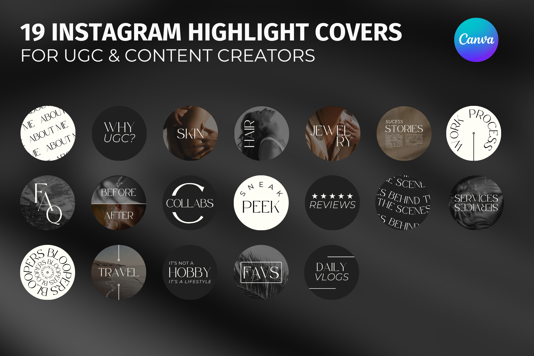 UGC Highlight Covers for Instagram