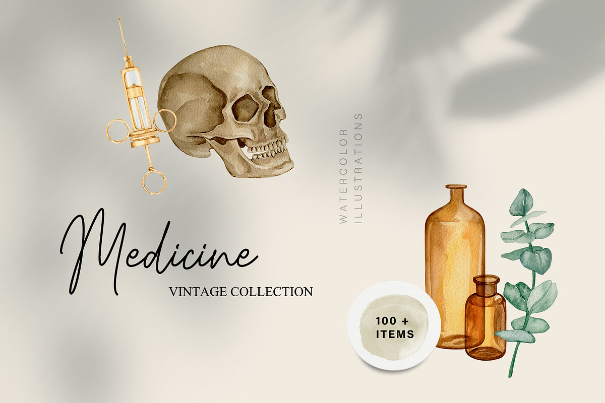Watercolor Graphic Bundle, a Healthcare Illustration by CrystalinaShop (Photo 12 of 28)
