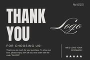 Card Template Thank You, a Graphic by Dheny Designer (Thumbnail 6 of 10)