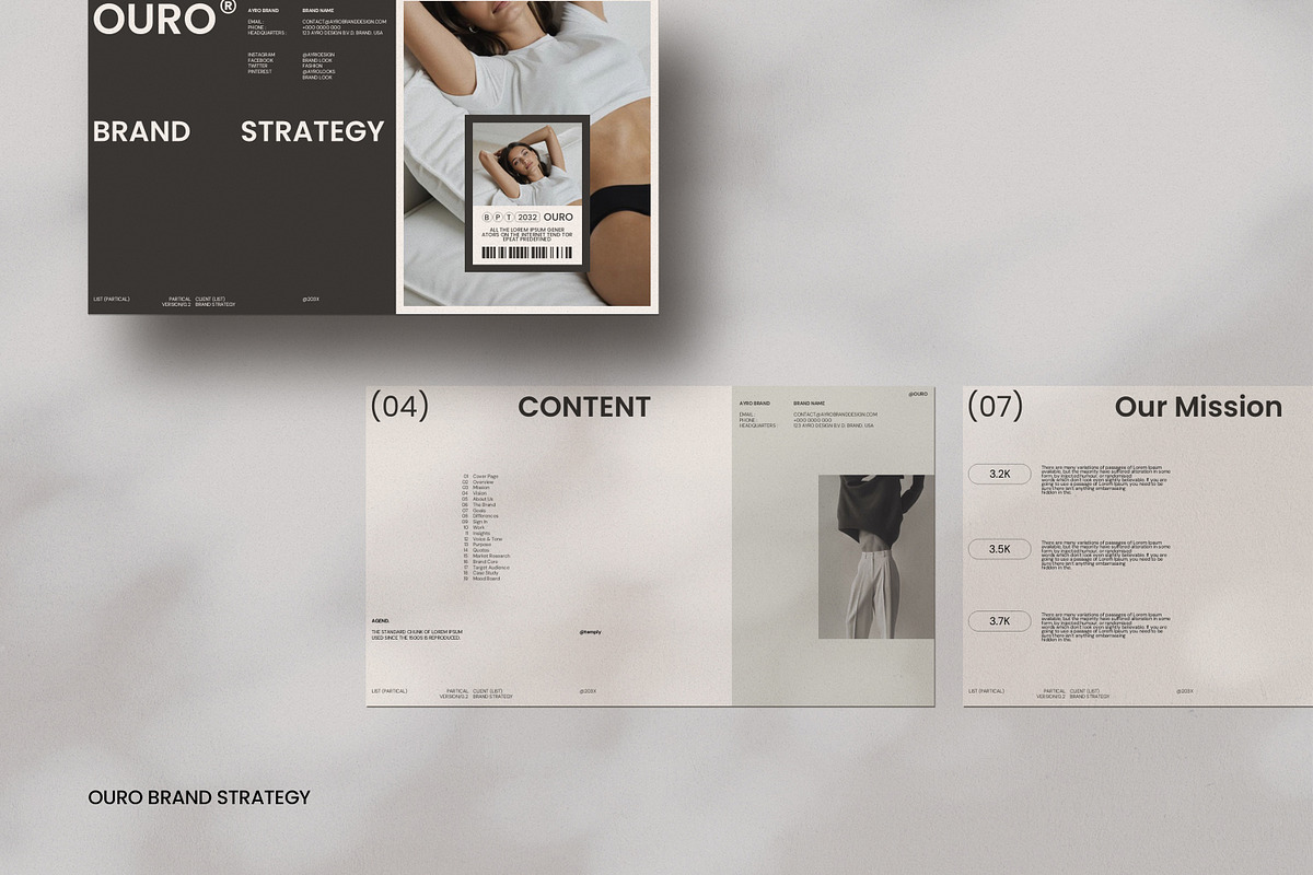 Ouro Brand Strategy Presentation, a Presentation Template by Studio Temply (Photo 3 of 12)