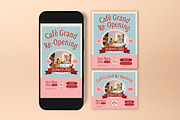 Cafe Grand Re Opening Flyer, a Flyer Template by graphicook (Thumbnail 3 of 3)