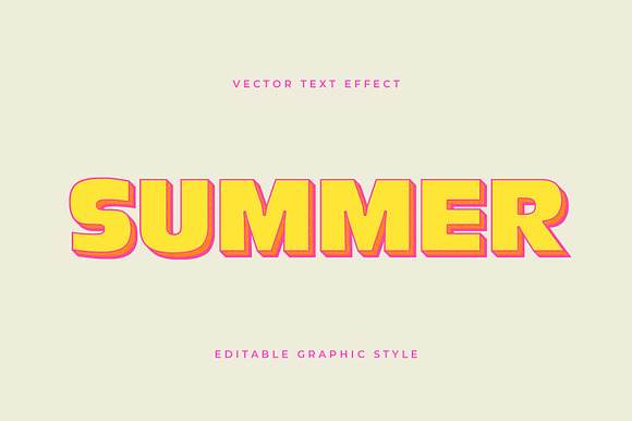 Bold Layered Retro Text Effect preview 3