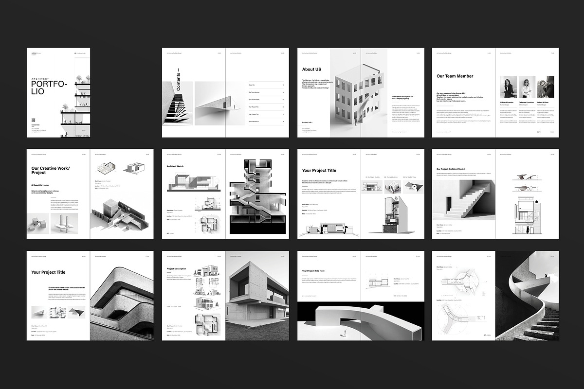 Architecture Portfolio Template, a Brochure Template by ElvinPrint (Photo 13 of 14)