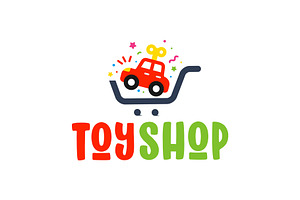 Kids Online Toy Store Logo Design