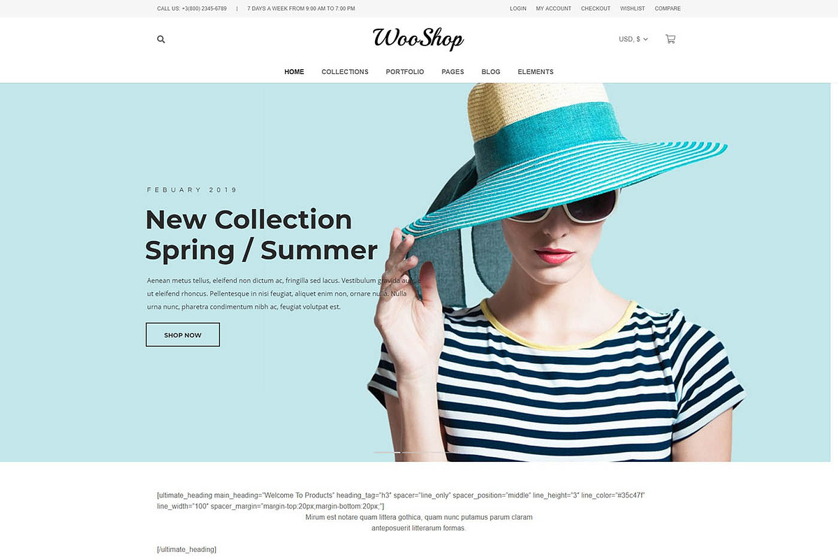 WooShop – eCommerce WordPress Theme, a WordPress Template by Cherry Wordpress Theme (Photo 3 of 9)