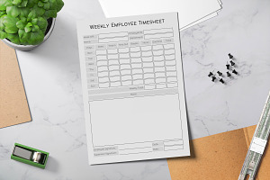 Printable Employee Timesheet