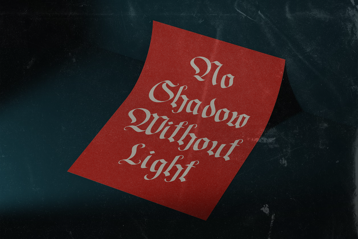 Mofkala - Blackletter Font, a Blackletter Font by Randi Irvan | Rvandtype (Photo 3 of 12)