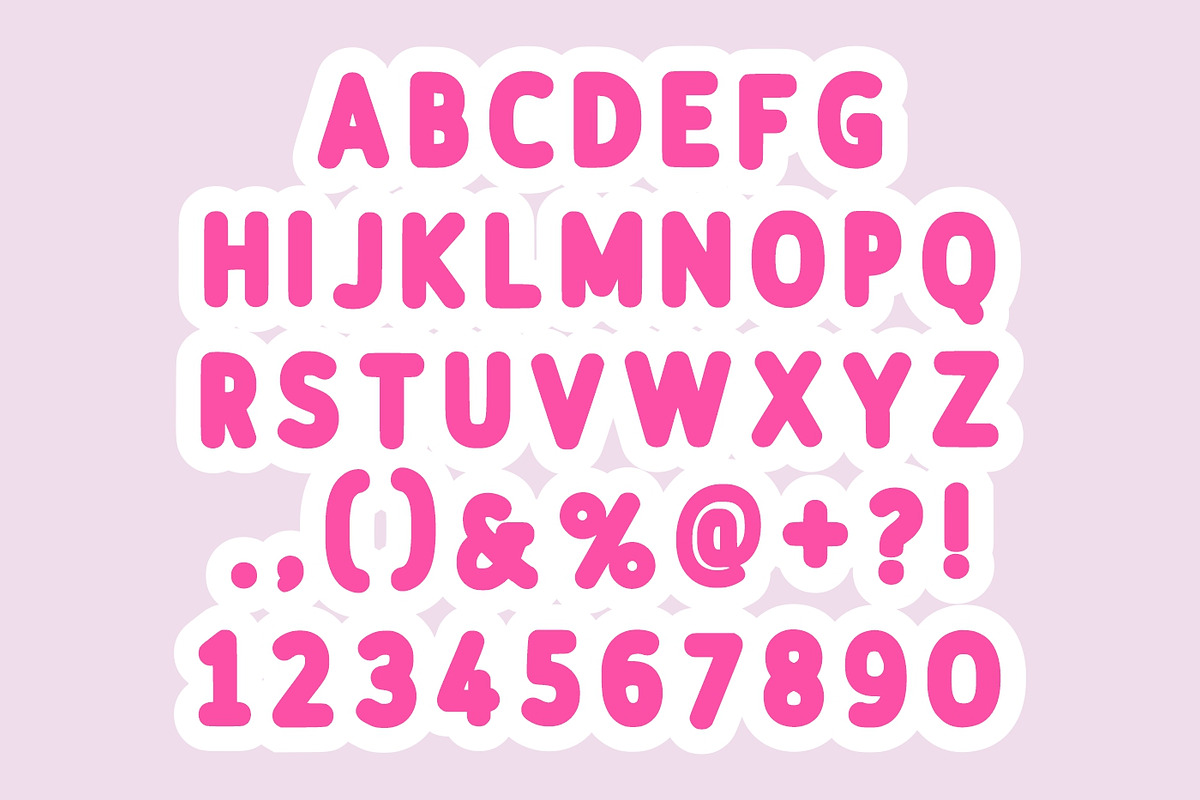 Simple, a Sans Serif Font by Fourteen Letter (Photo 4 of 5)