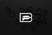 Modern Letter B Chat Logo, a Branding & Logo Template by Luxury Logos (Thumbnail 2 of 4)