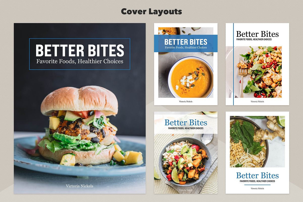 InDesign Digital Cookbook Template, a Brochure Template by Dandymark (Photo 5 of 12)