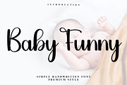 Baby Funny, a Handwritten Font by FreshTypeINK (Thumbnail 1 of 7)