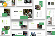 Pedalton Bicycle Sport Google Slides, a Presentation Template by kerismaker (Thumbnail 1 of 6)