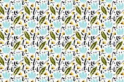 Flowers and ribbons patterns, a Pattern Graphic by Lyolya Profitrolya (Thumbnail 2 of 5)
