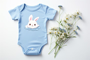 Cute cartoon Bunny 05.TShirt Sticker, an Animal Illustration by KENO Mascots (Thumbnail 7 of 8)